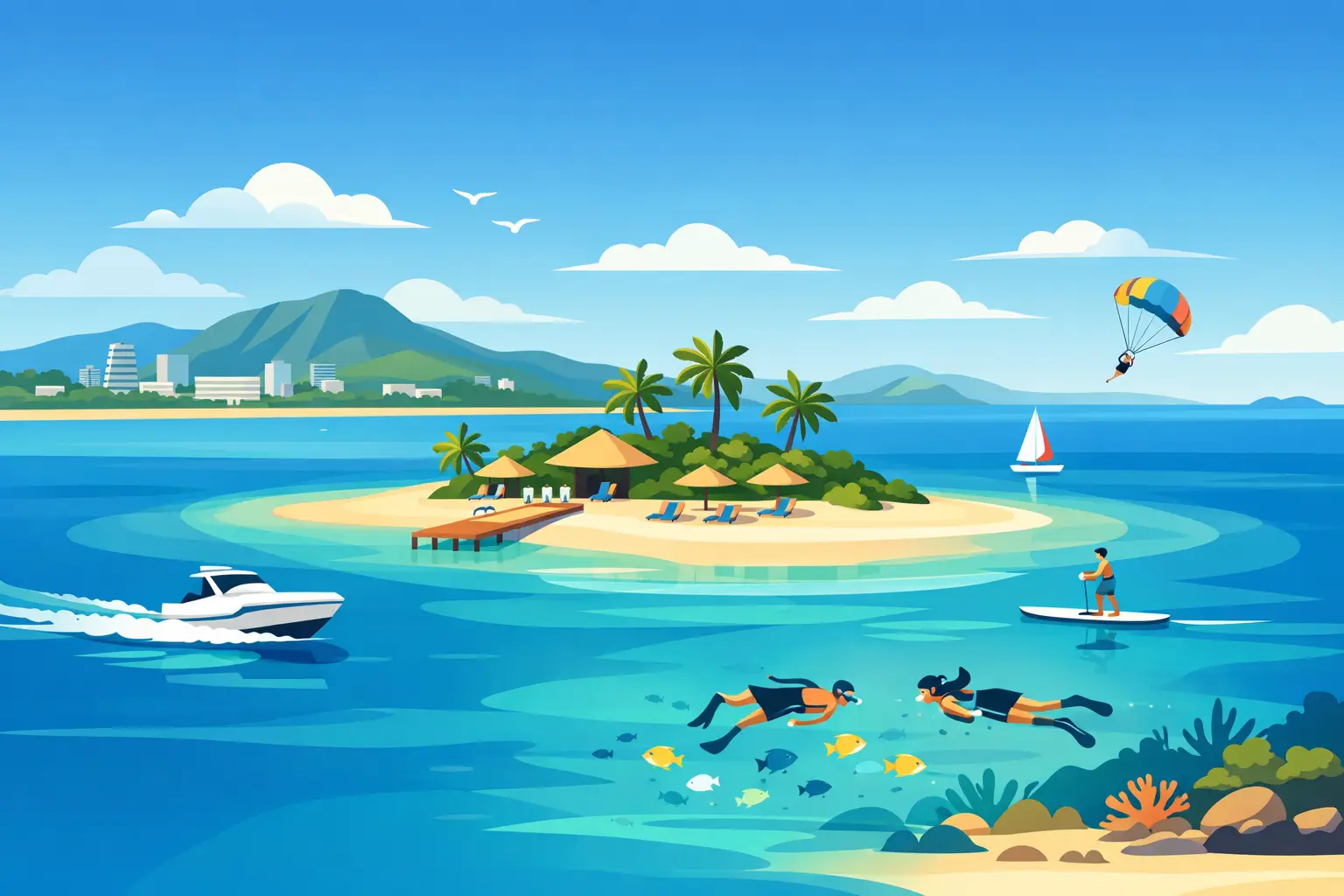 Duck Island Noumea for Easy Beach Days