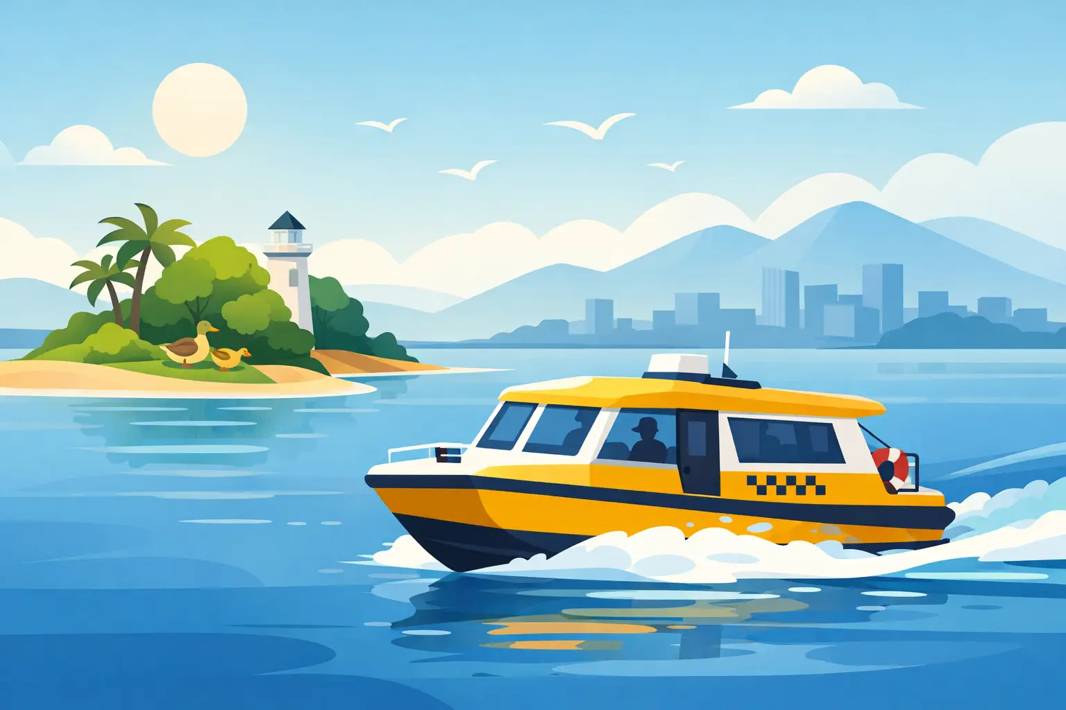 Duck Island Taxi Boat Made Easy