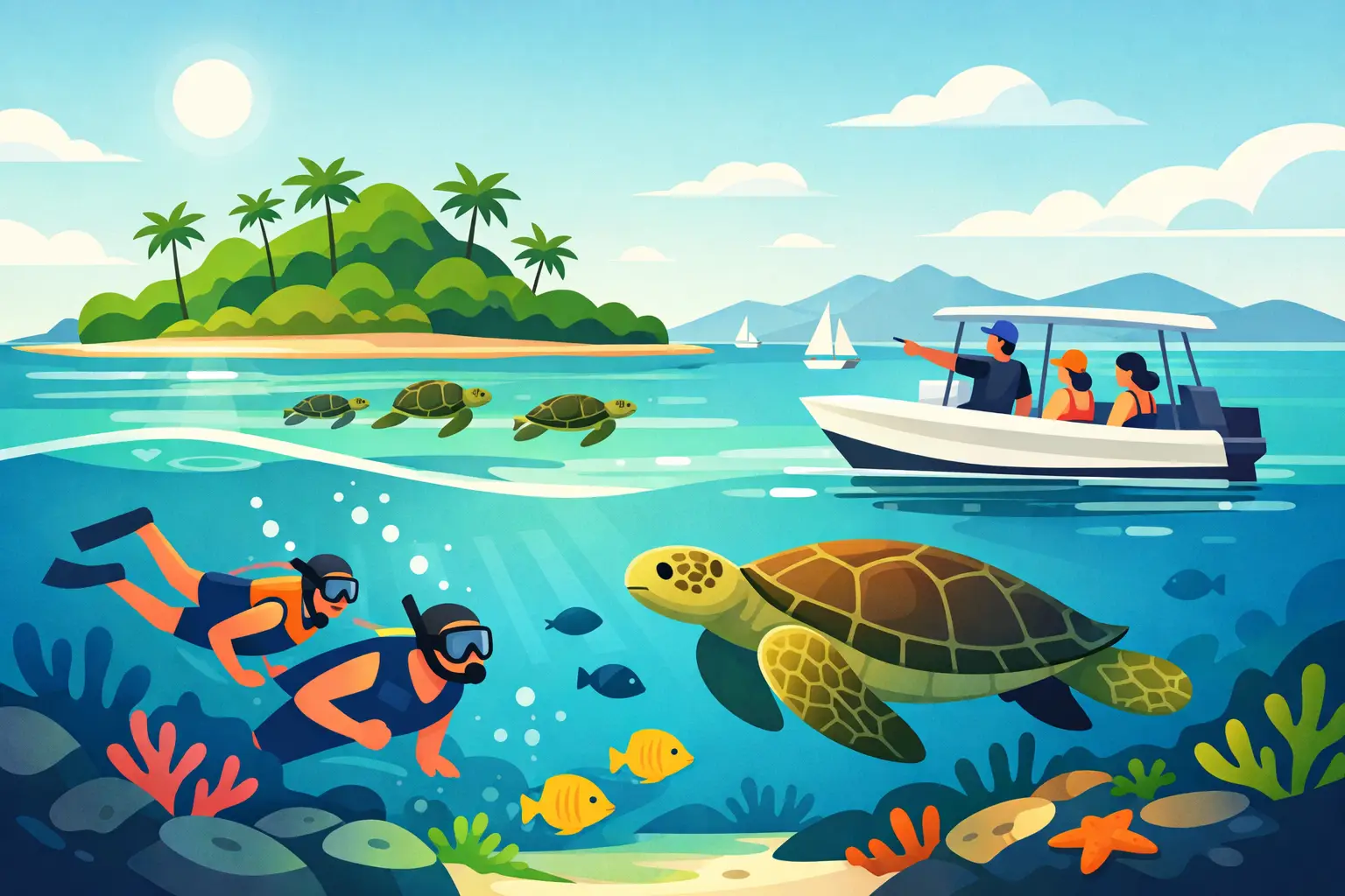 Master Island Turtle Tour in Noumea