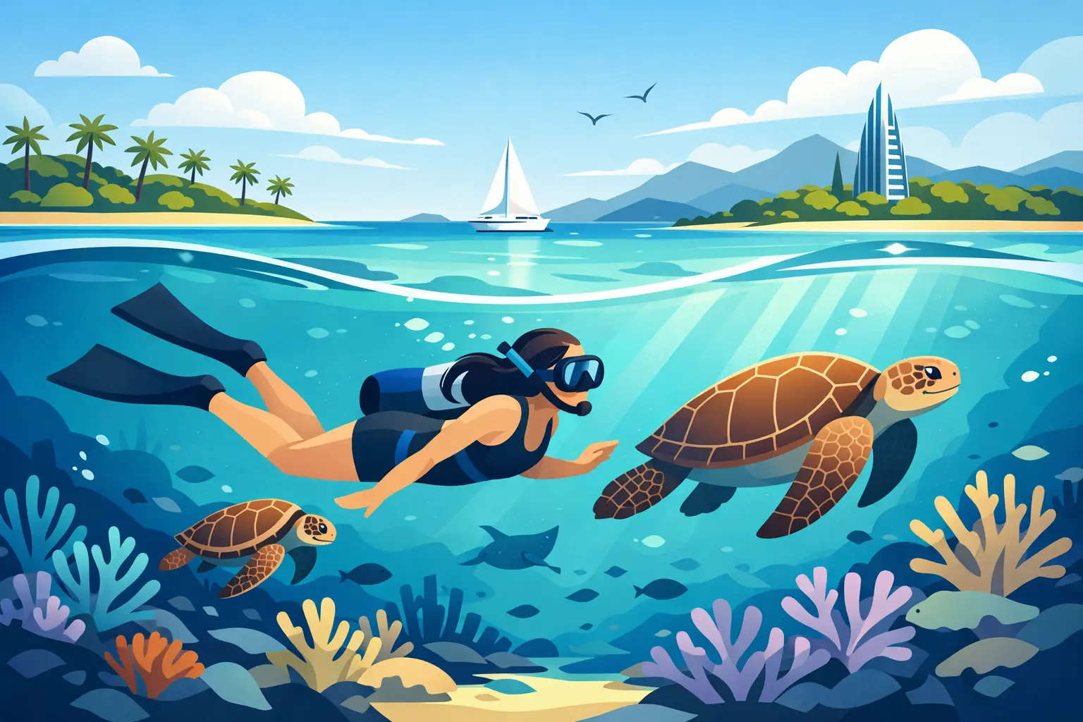Noumea Swim With Turtles Made Easy