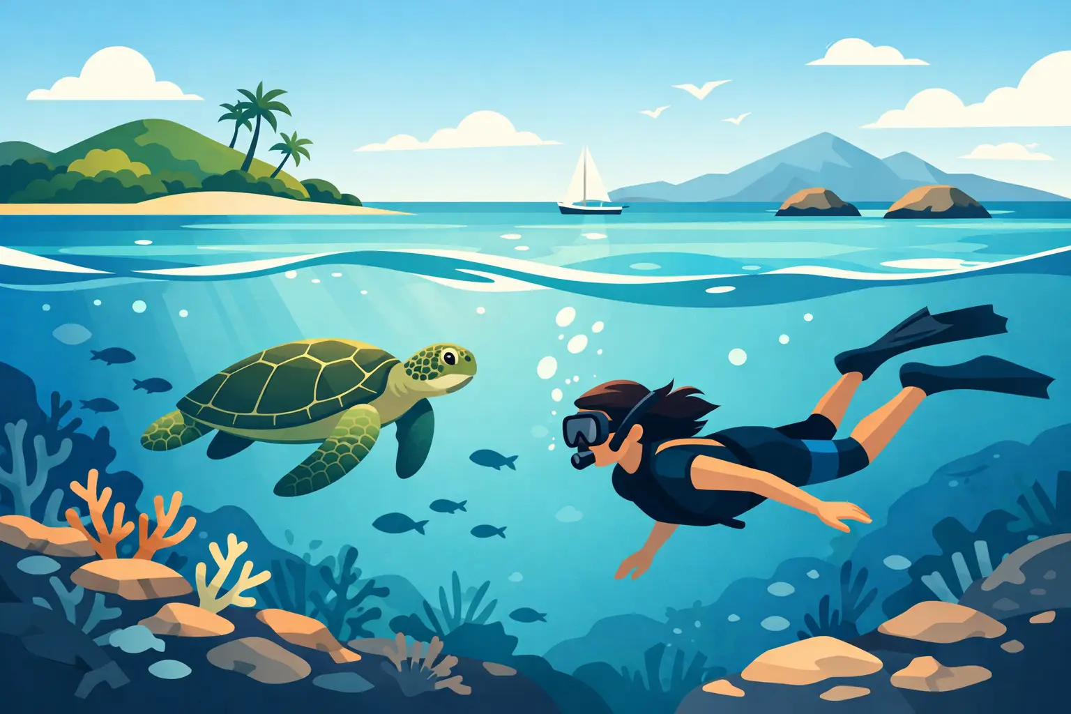 Sea Turtle Snorkeling Noumea: What to Expect