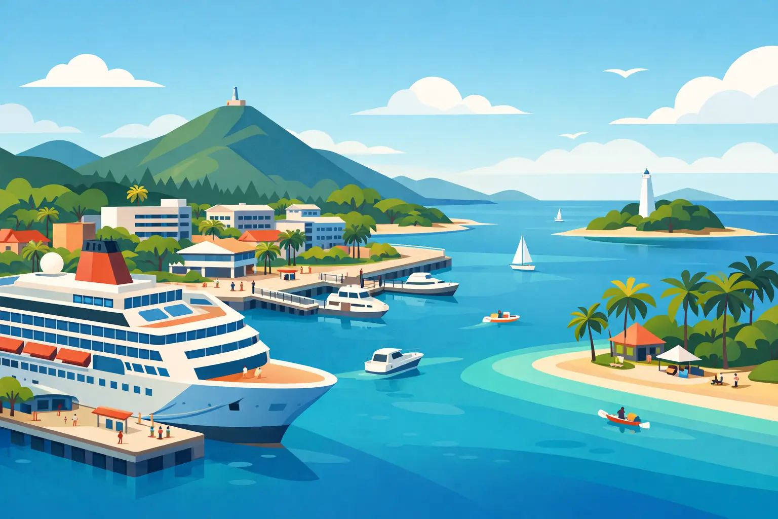 Short Port Stop Itinerary Example for Noumea