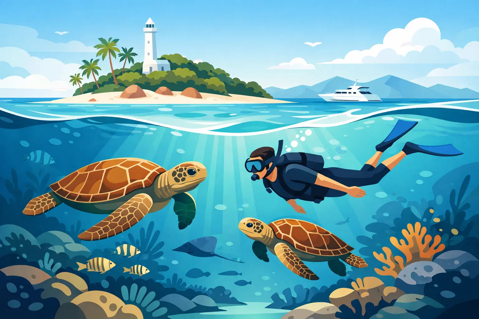 Signal Island Swim With Turtles Guide