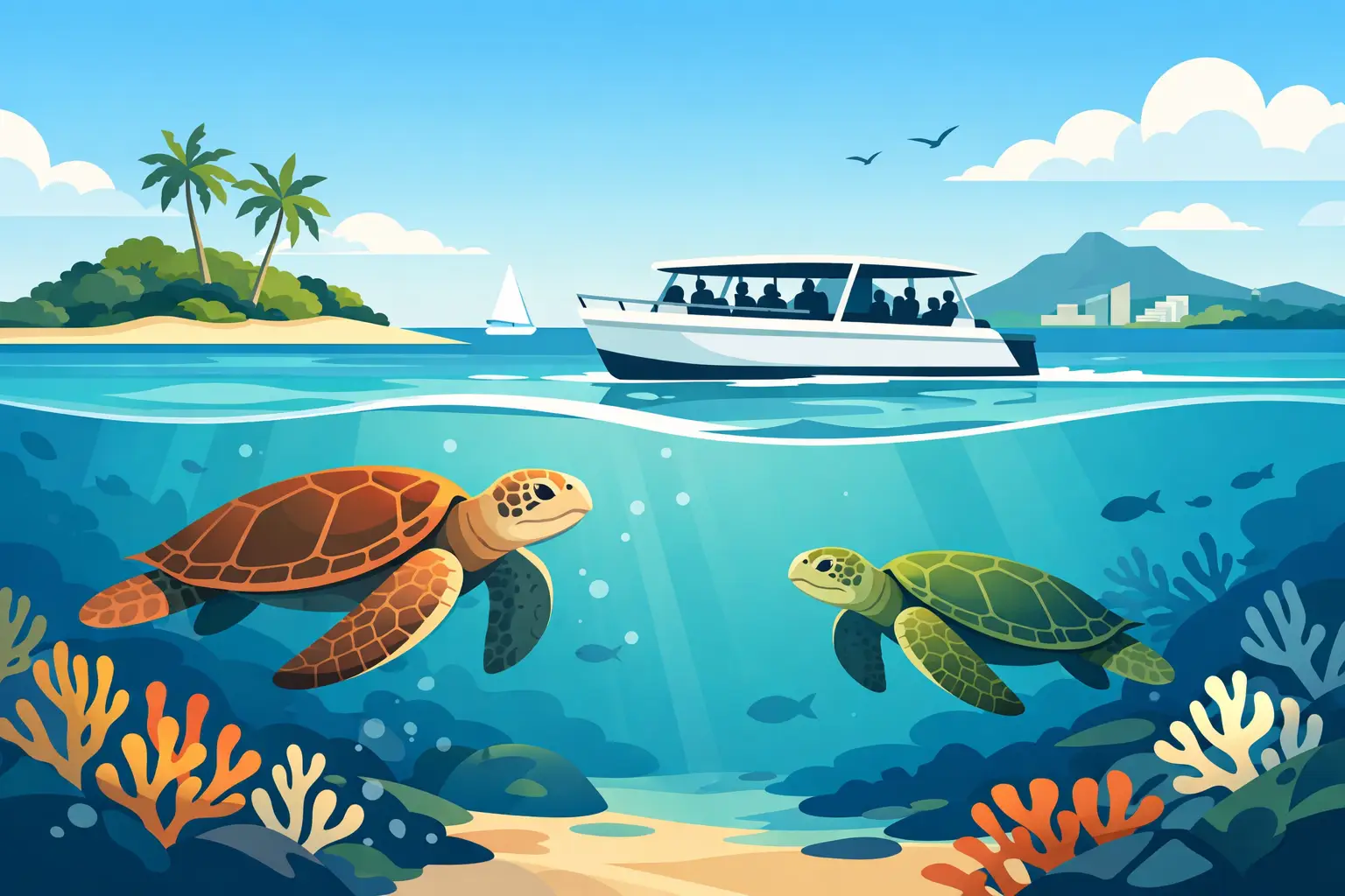 Turtles Tour Noumea With Noumea Islands Tours