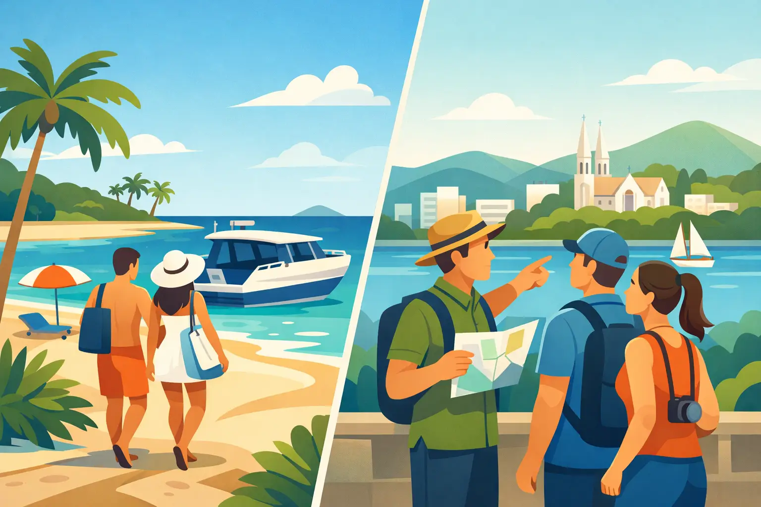 Beach Transfer vs Guided Outing for Noumea Days