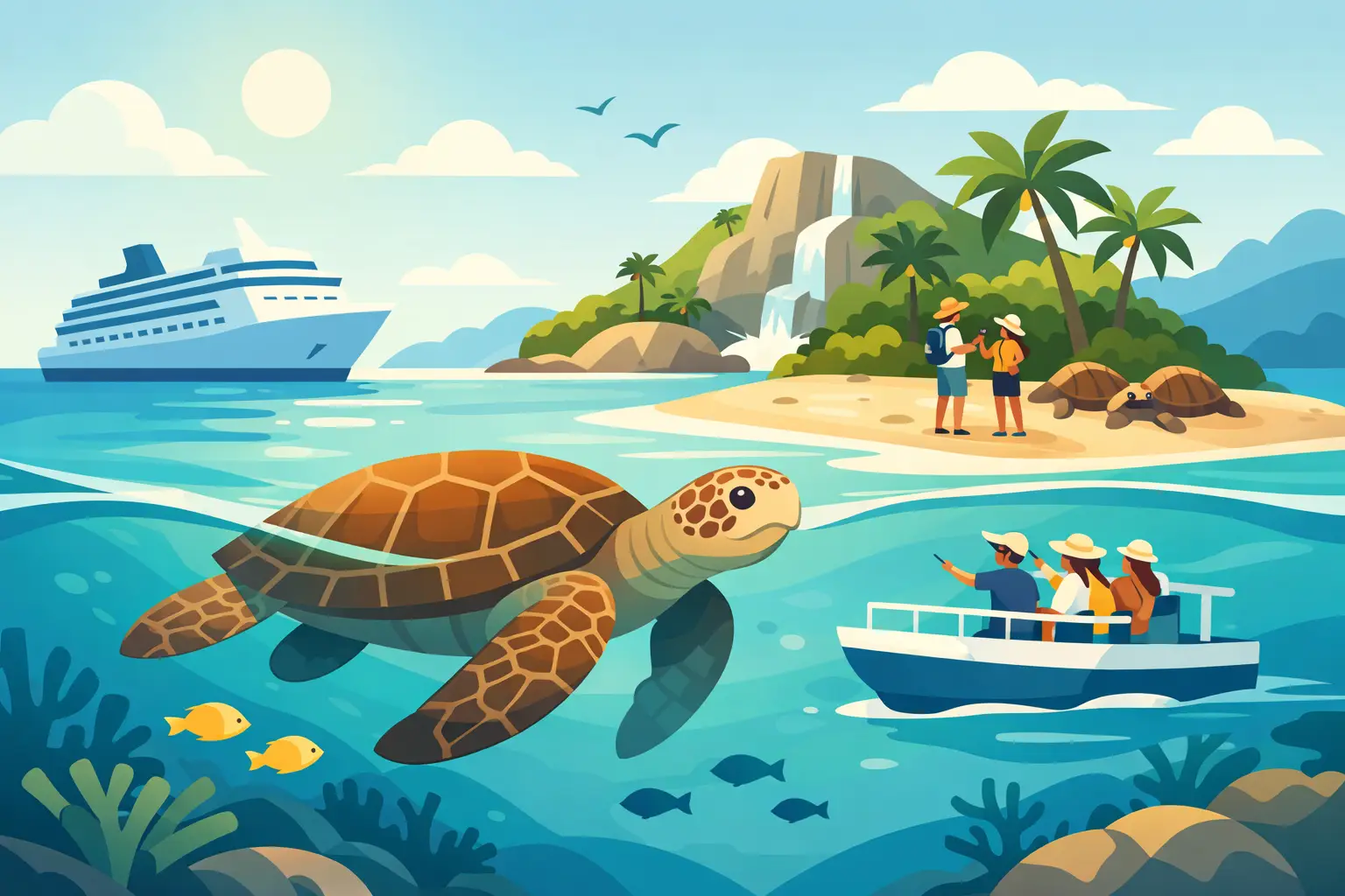 Master Island Turtle Tour for Cruise Guests