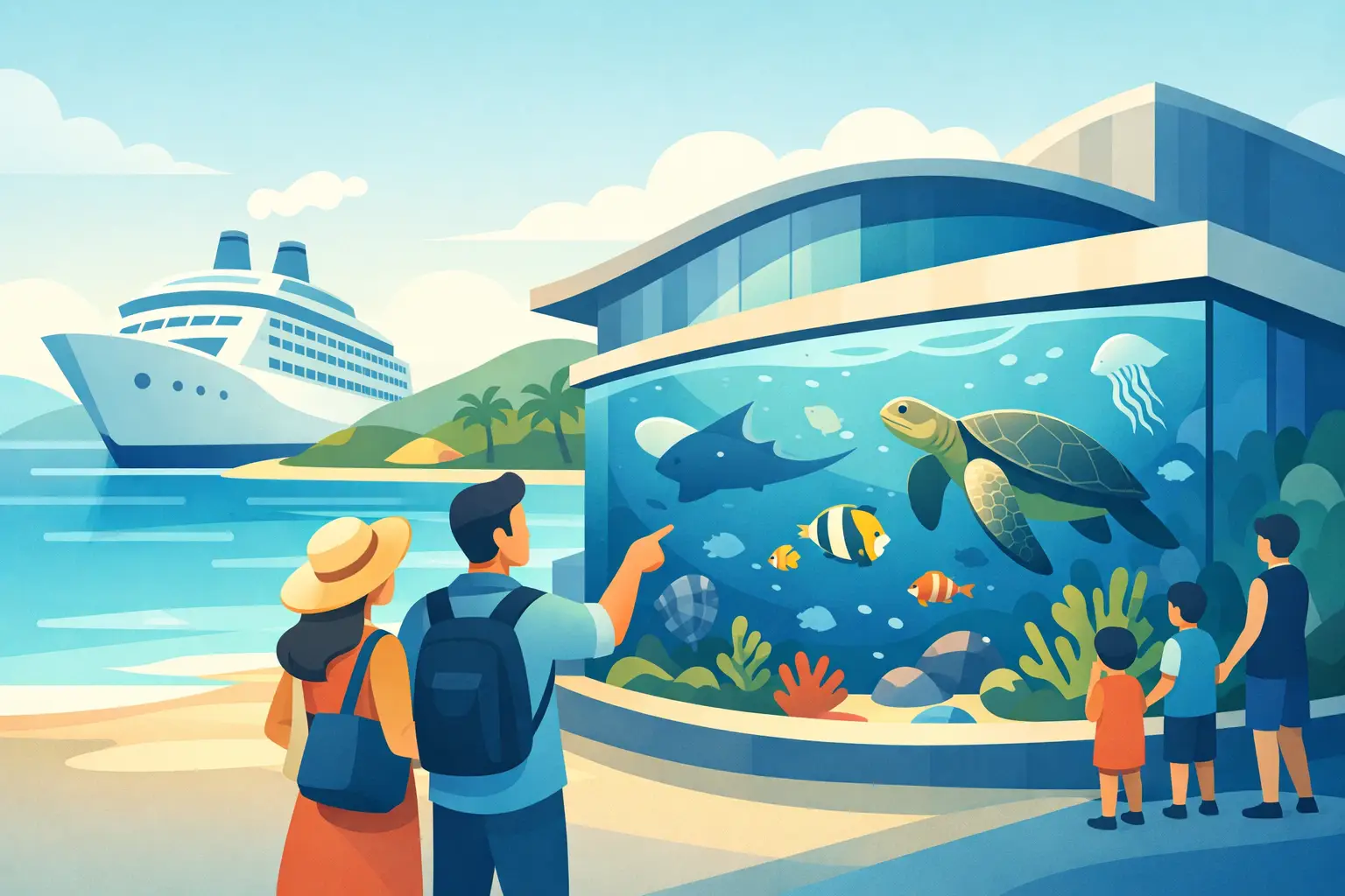 Noumea Aquarium Visitor Guide for Cruise Days