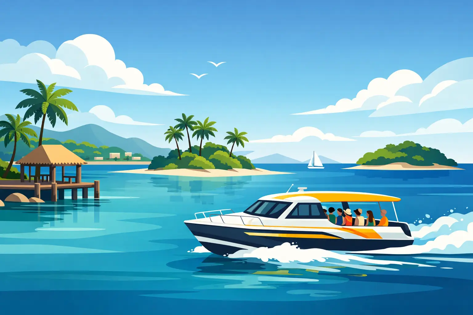 Taxi Boat Tours for Noumea and Island Beaches