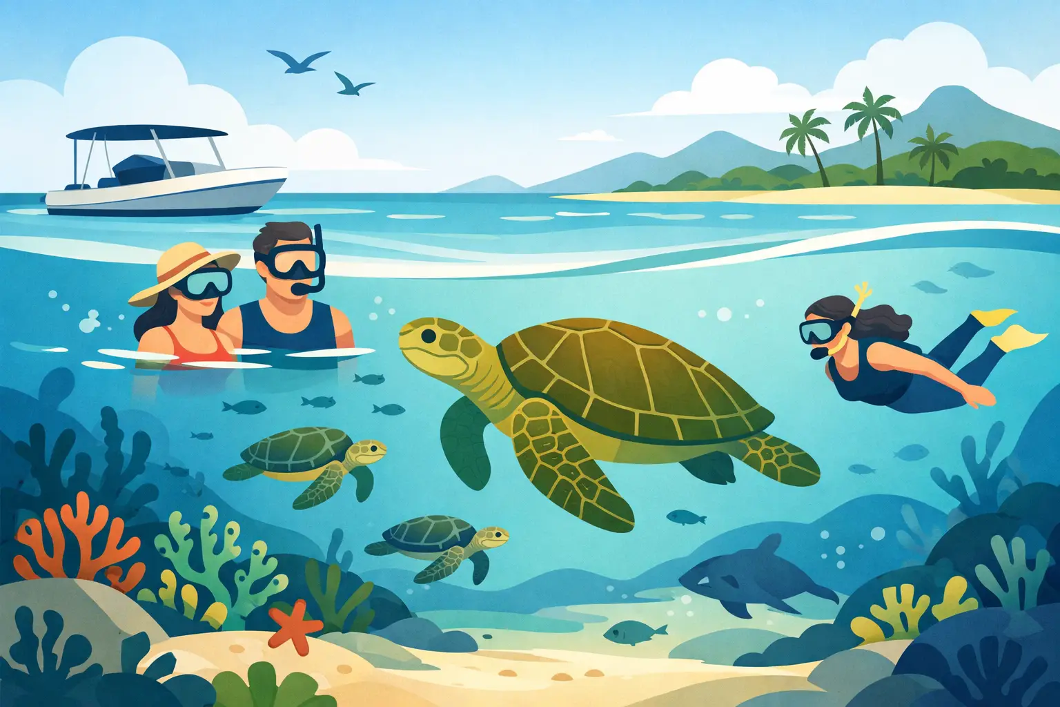 Turtle Encounter Rules for Noumea Visitors