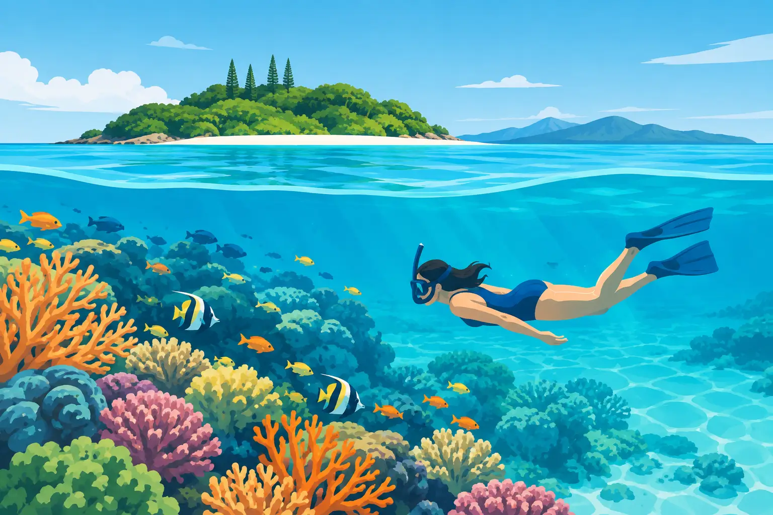 Best Islands for Coral Snorkeling Near Noumea