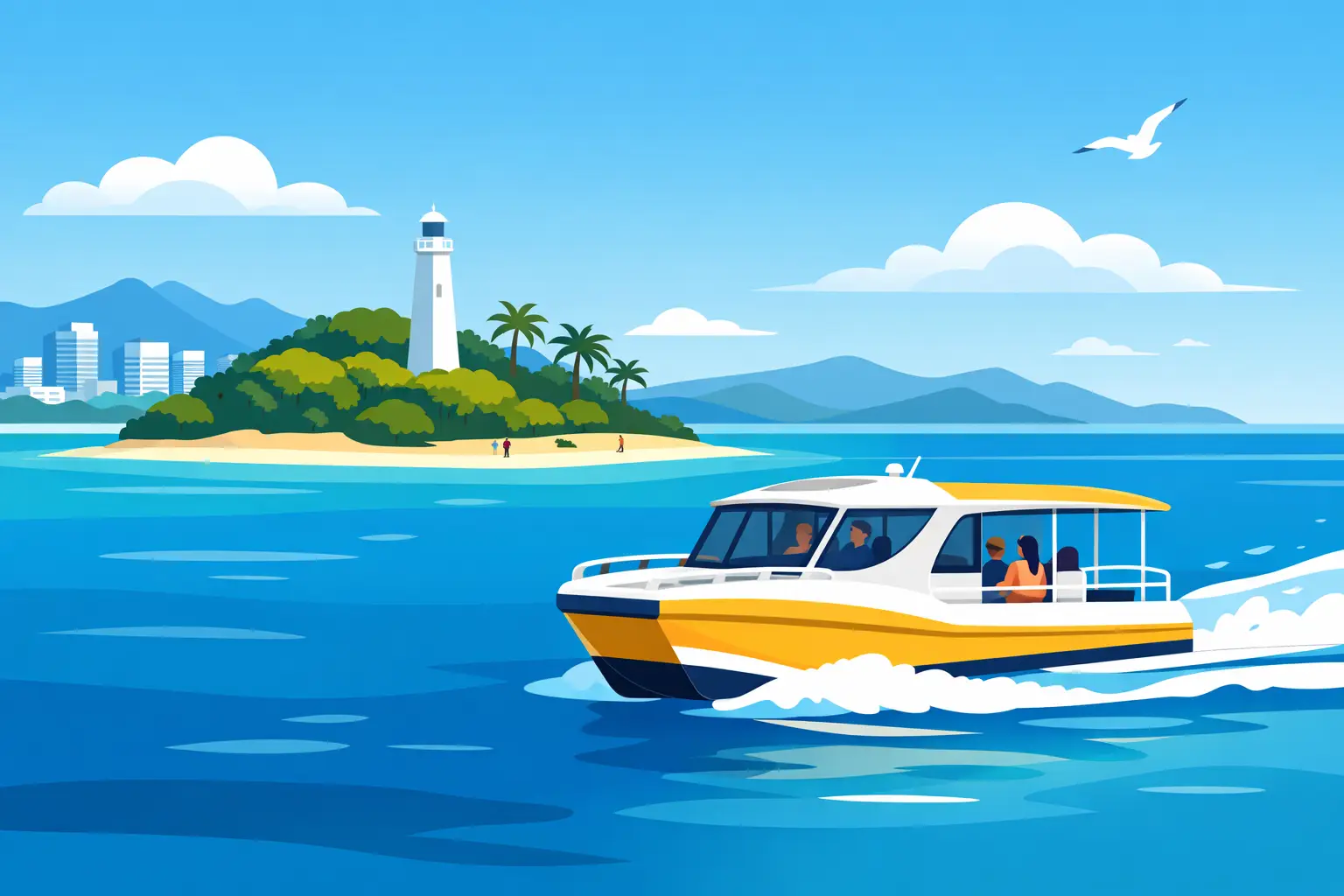 Water Taxi Boat for Signal Island From Noumea