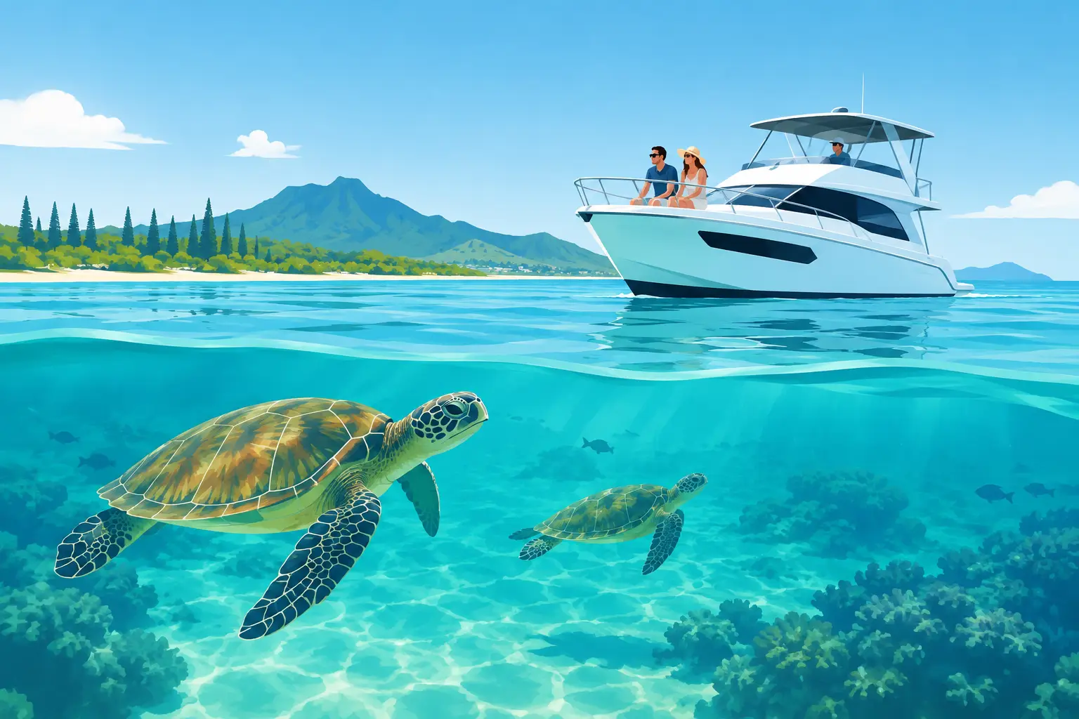 A Private Charter Example for Your Noumea Day