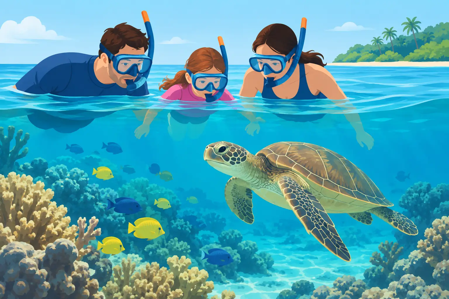 How to Prepare Children for Reef Snorkeling
